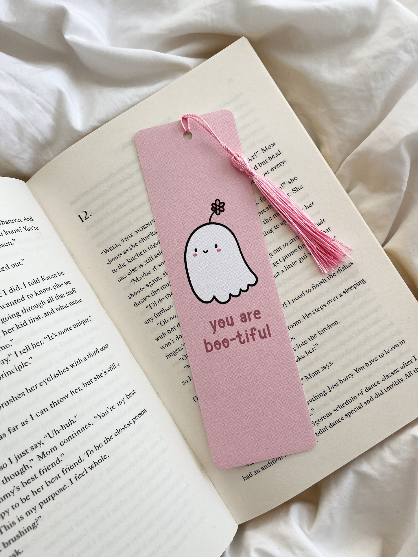 You Are Boo-tiful Ghost Bookmark | Cute Ghoul Bookmark