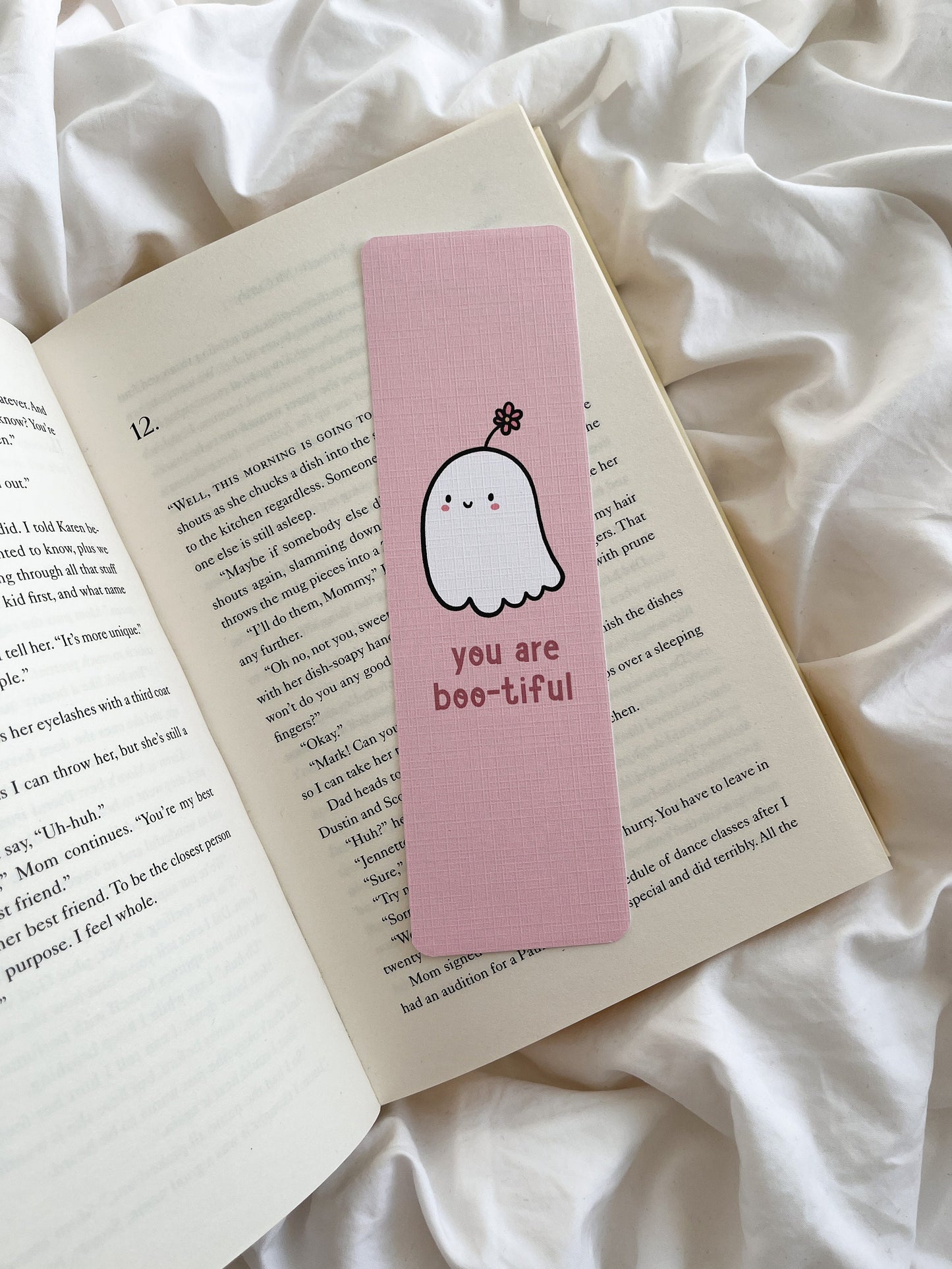 You Are Boo-tiful Ghost Bookmark | Cute Ghoul Bookmark