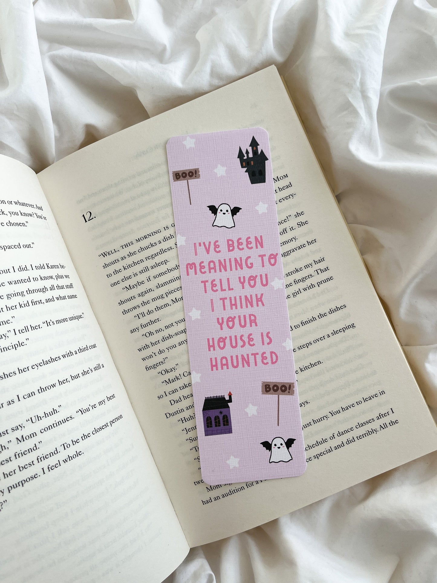 I Think Your House Is Haunted Lyric Bookmark | TS Bookmark