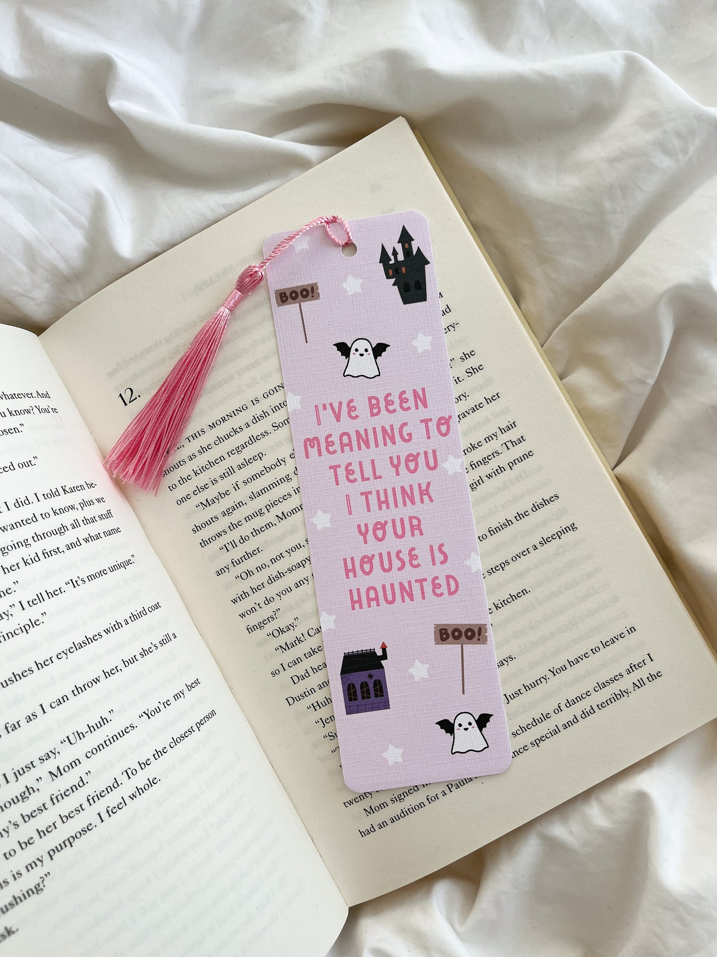 I Think Your House Is Haunted Lyric Bookmark | TS Bookmark