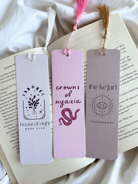 The Serpent And The Wings Of Night Bookmark | The Kejari Tournament | Romantasy Bookmark