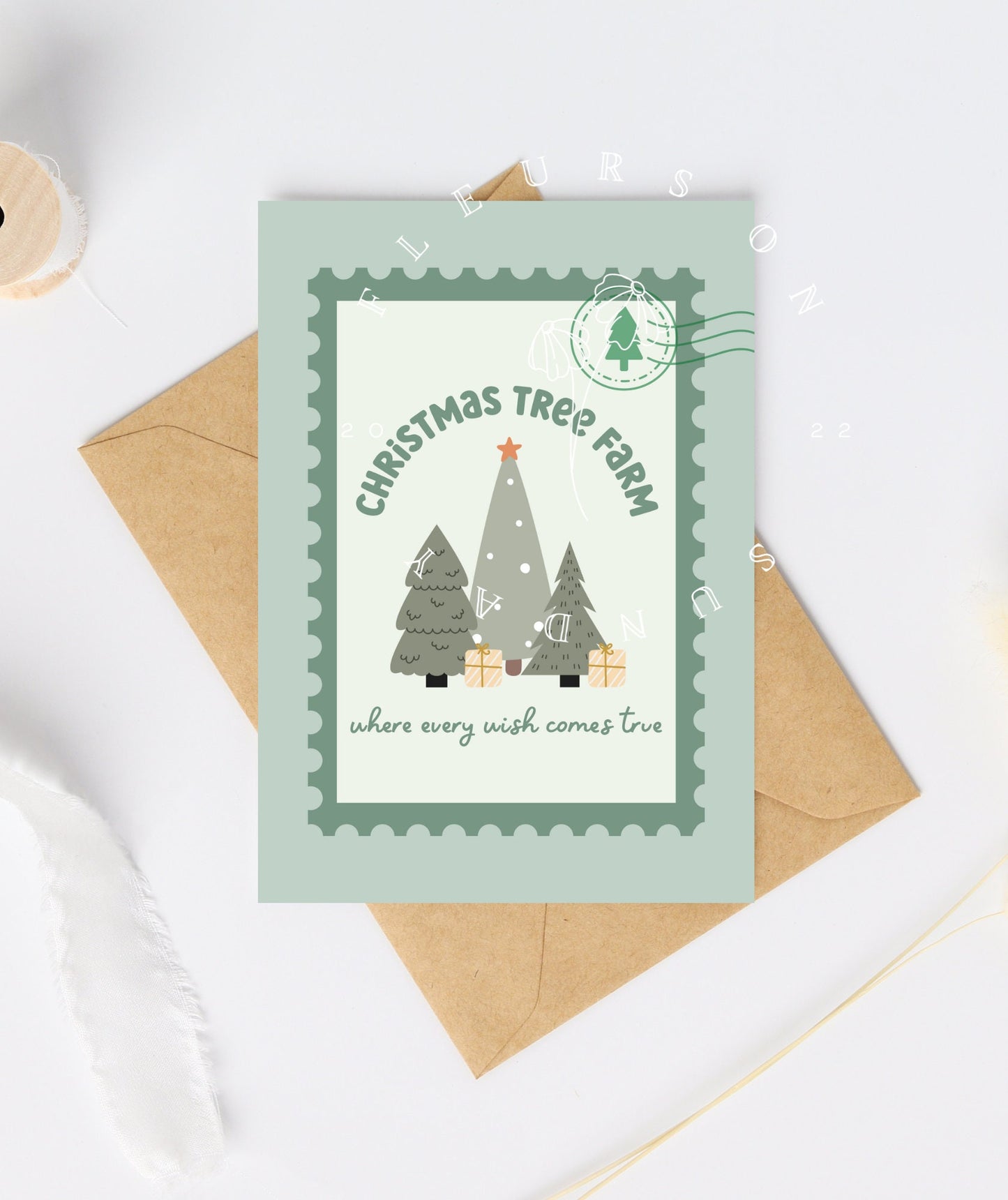 Christmas Tree Farm Card | Christmas Card