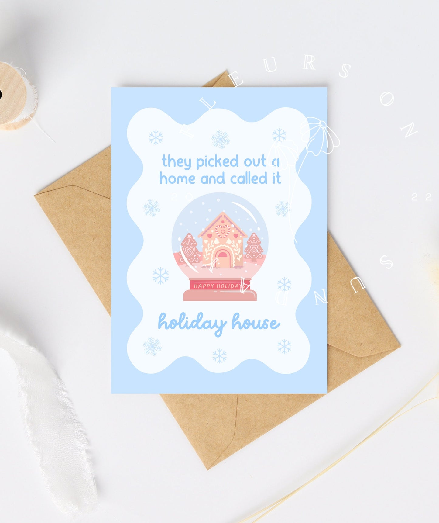 Holiday House Christmas Card | Taylor Christmas Card