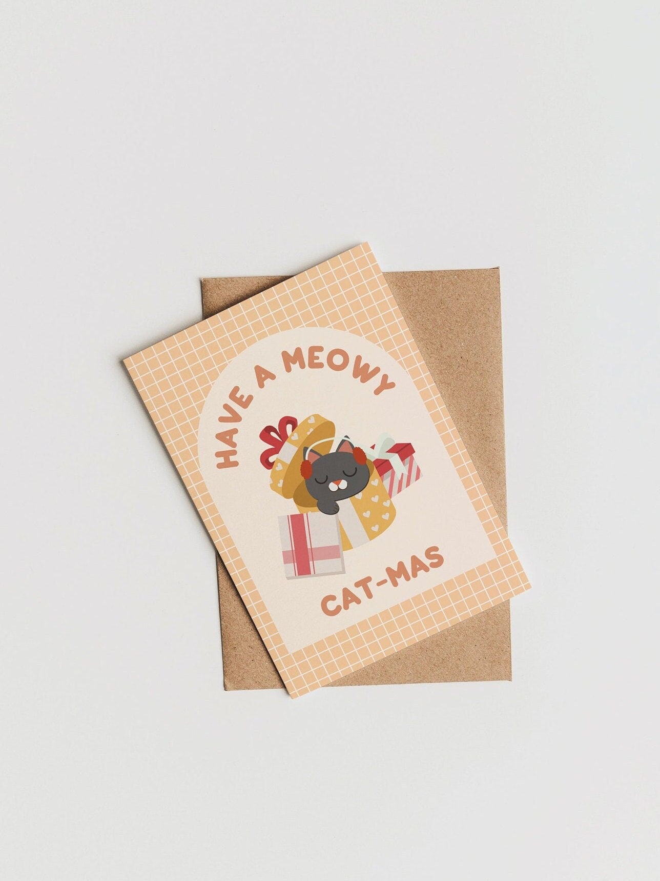 Meowy Catmas Card | Cat Christmas Card