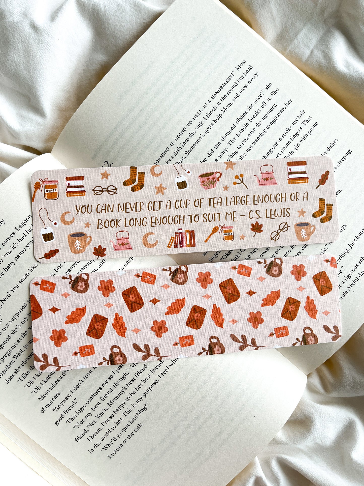 Tea Lover Bookmark |  Big Books and Big Cups Of Tea