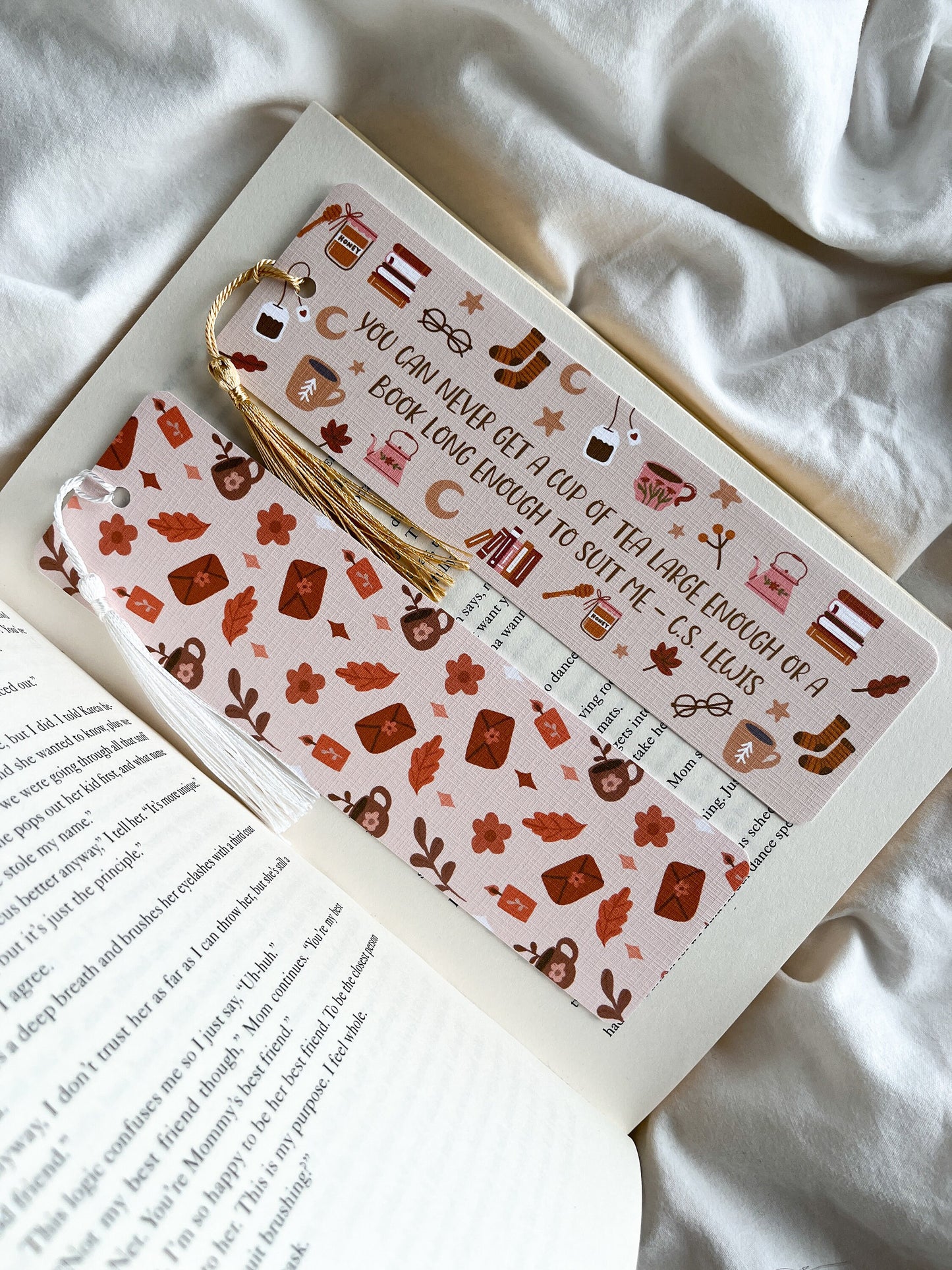 Tea Lover Bookmark |  Big Books and Big Cups Of Tea