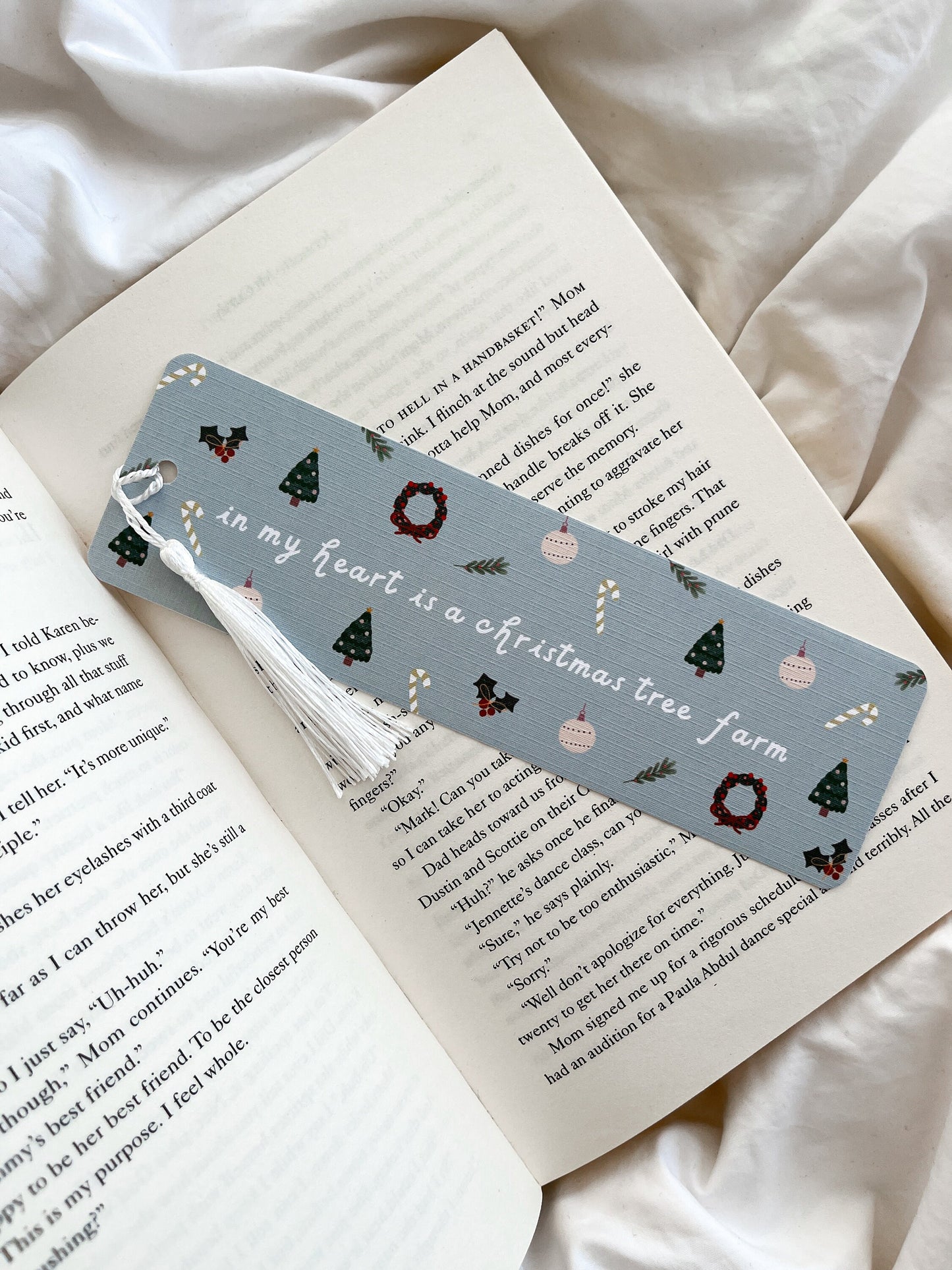 Christmas Tree Farm Bookmark | Cute Christmas Bookmark