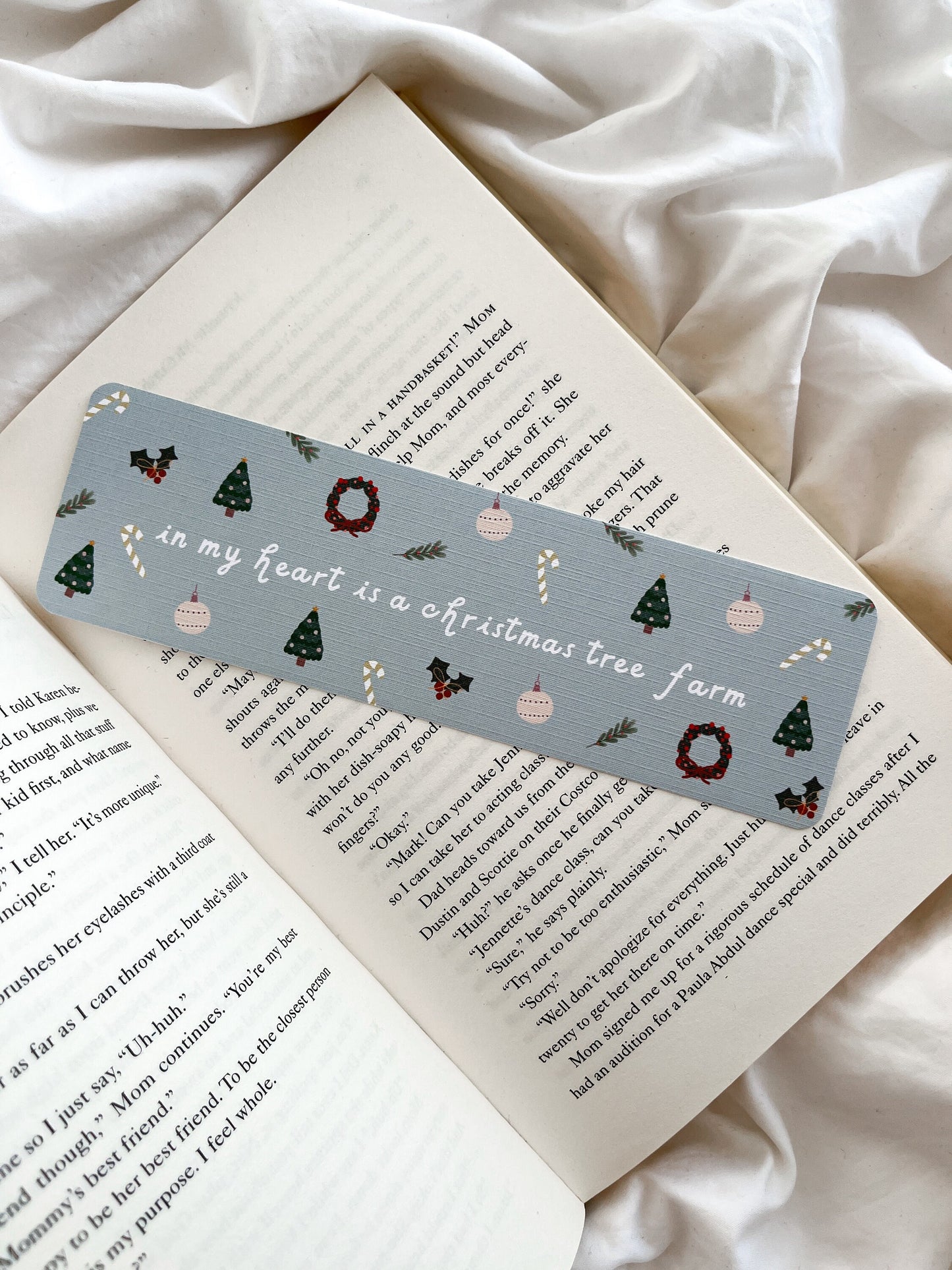 Christmas Tree Farm Bookmark | Cute Christmas Bookmark