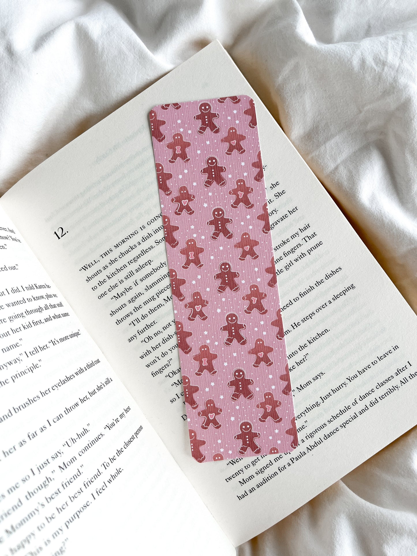 Gingerbread Man Bookmark | Cute Winter Bookmark