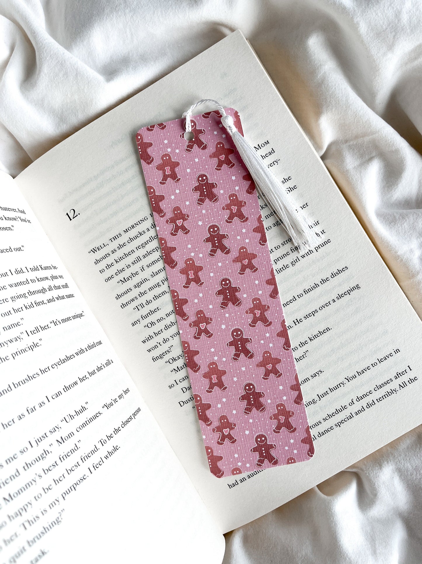 Gingerbread Man Bookmark | Cute Winter Bookmark