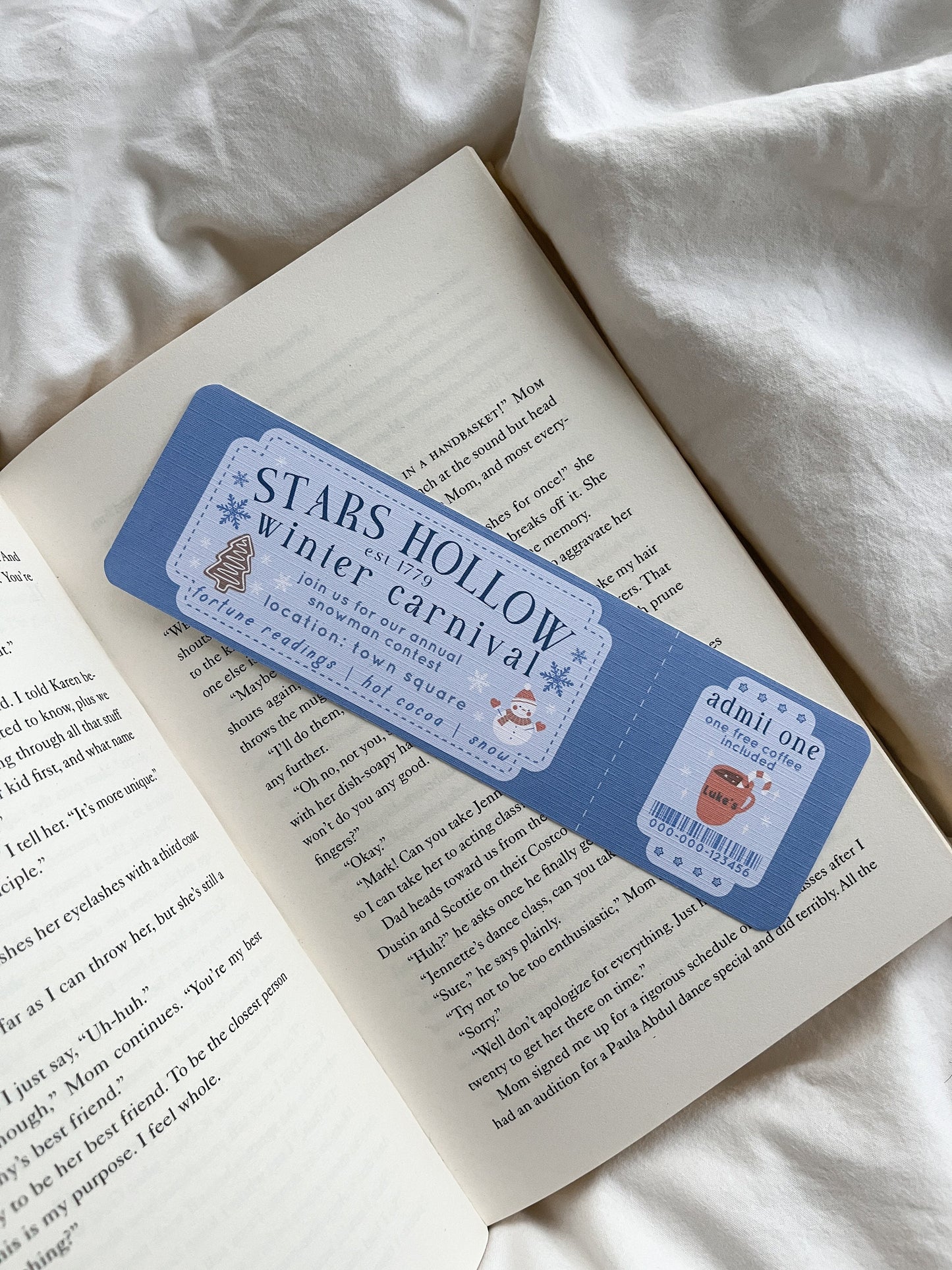 Stars Hollow Winter Carnival Bookmark