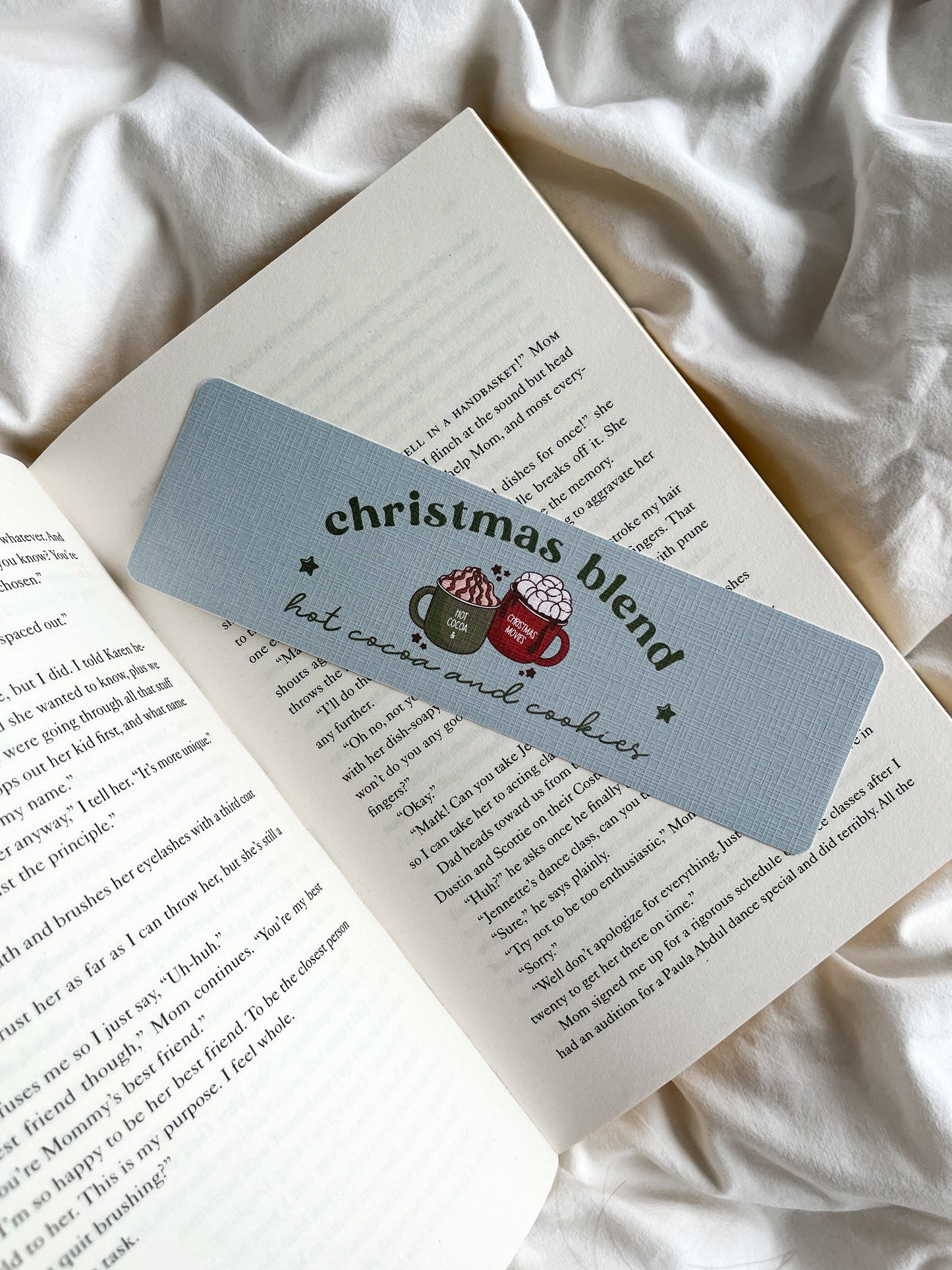 Hot Cocoa Bookmark | Christmas Blend Hot Chocolate