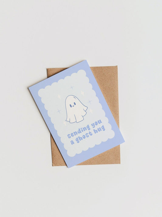 Sending You A Ghost Hug Card | Spooky Birthday Card