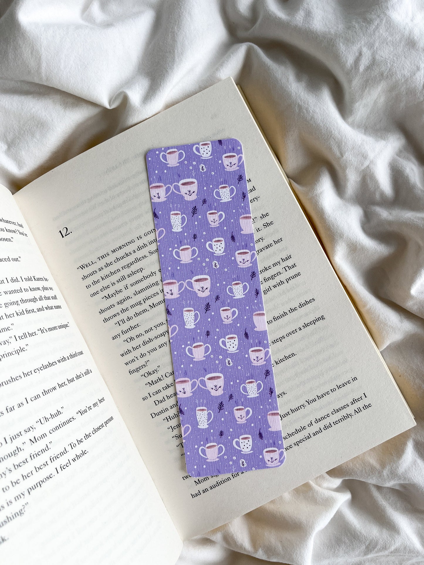 Books and Positivitea Bookmark | Tea Lover Bookmark