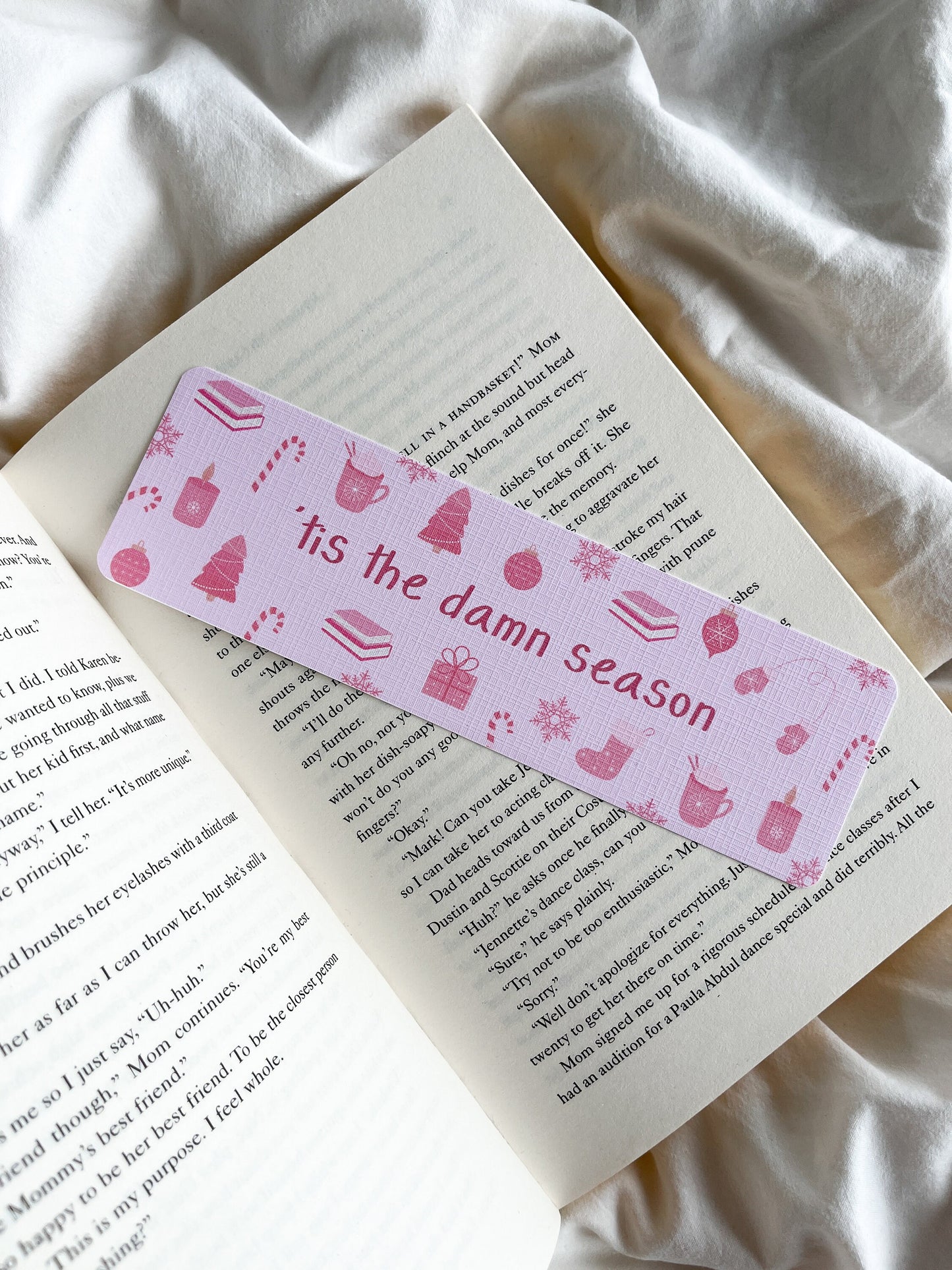 Tis The Damn Season Bookmarks | Christmas Bookmarks