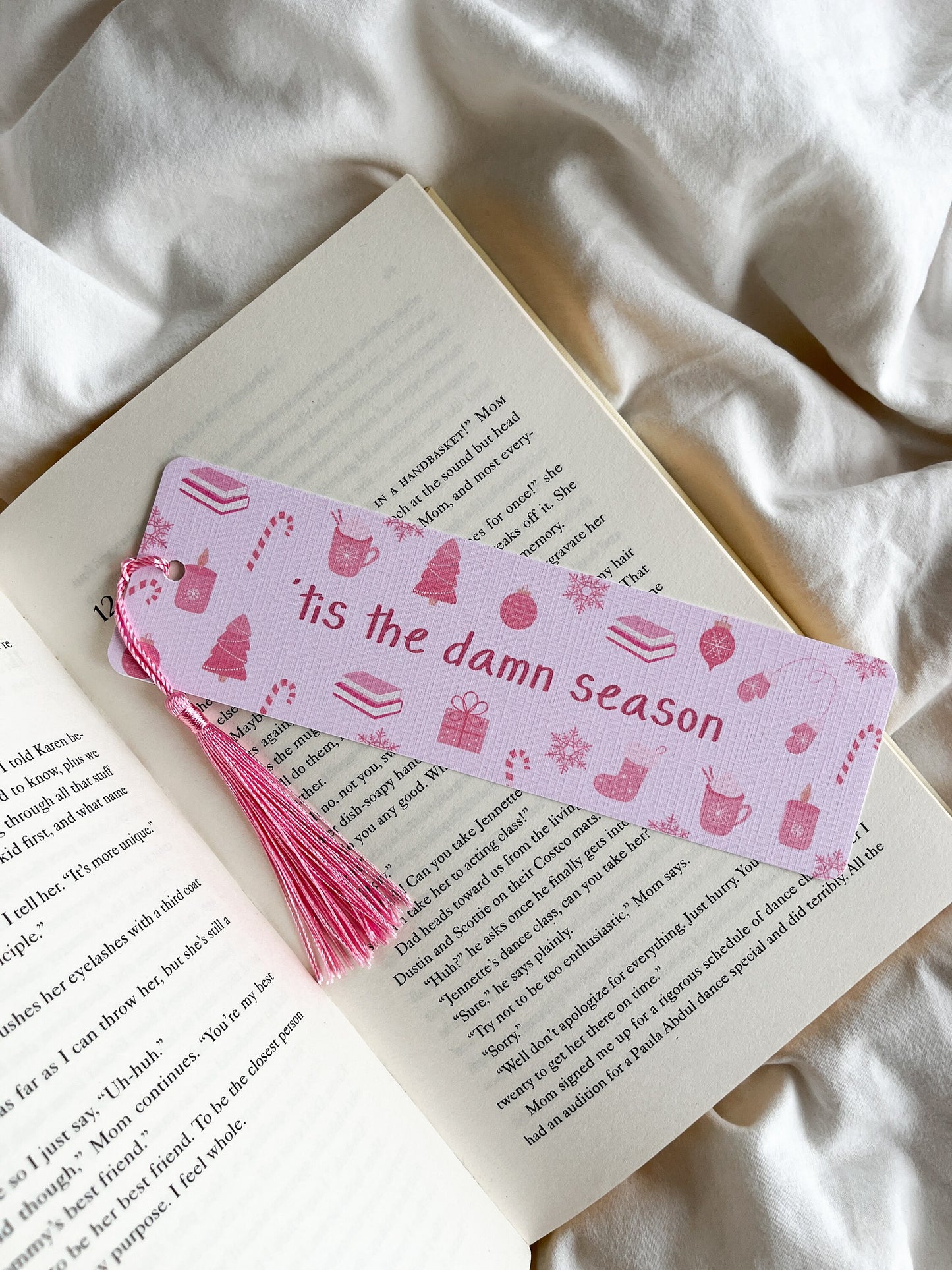 Tis The Damn Season Bookmarks | Christmas Bookmarks