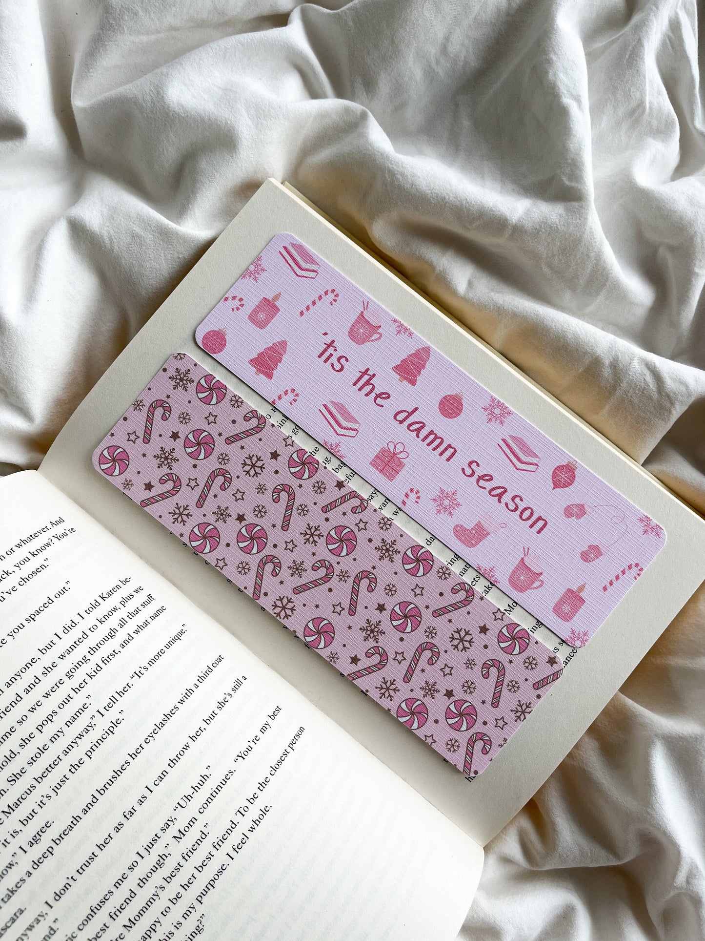 Tis The Damn Season Bookmarks | Christmas Bookmarks