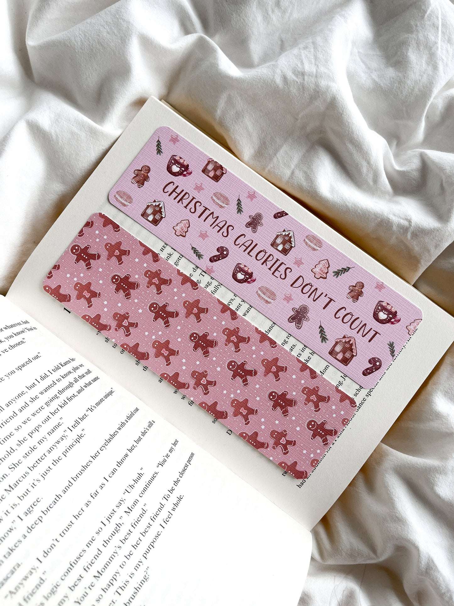 Gingerbread Man Bookmark | Cute Winter Bookmark