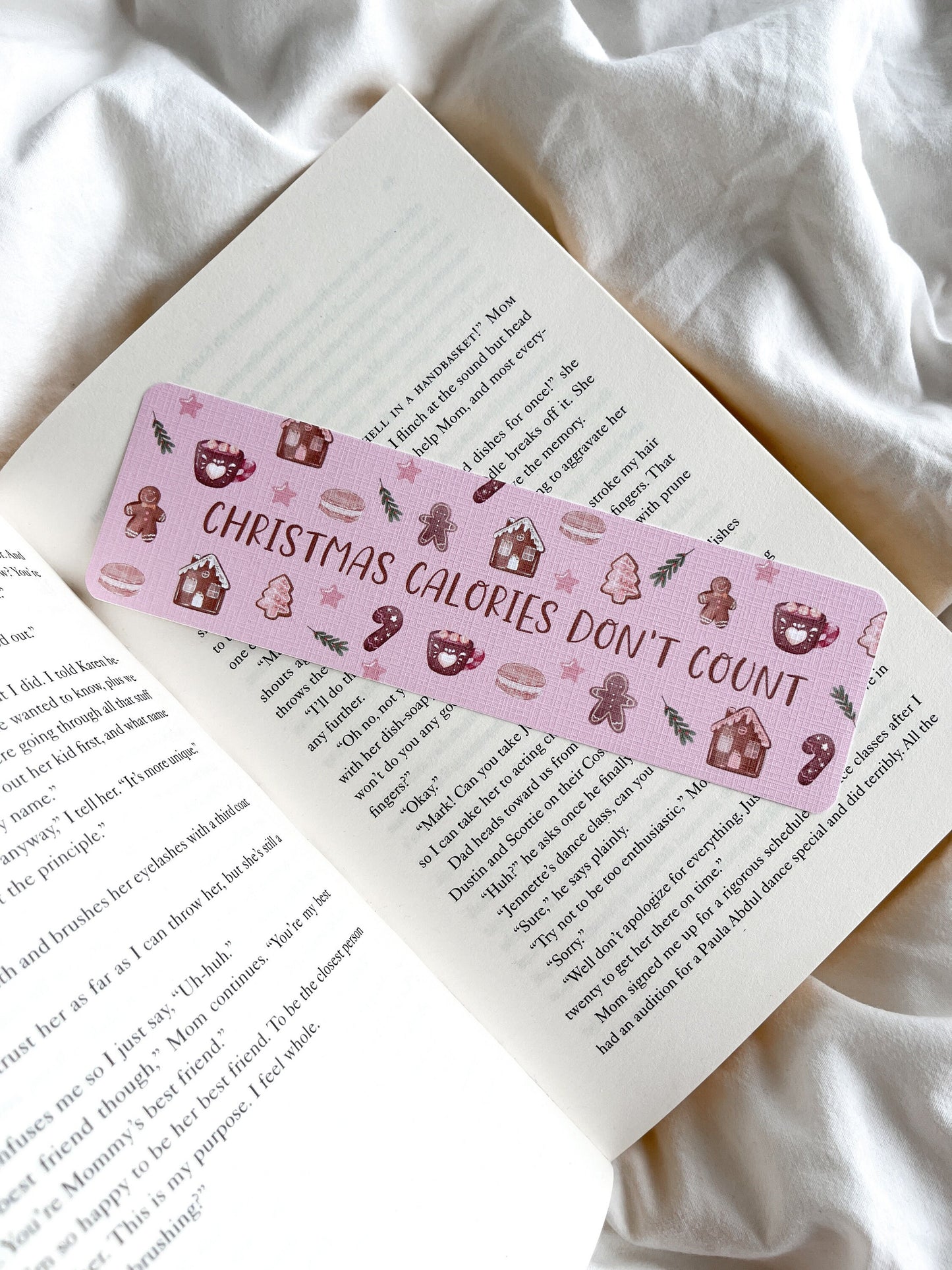 Gingerbread Man Bookmark | Cute Winter Bookmark