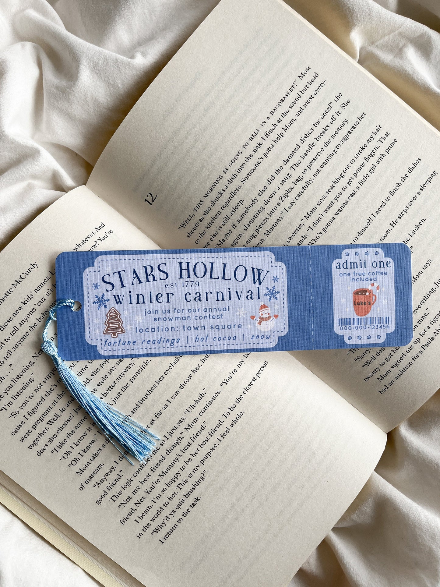 Stars Hollow Winter Carnival Bookmark