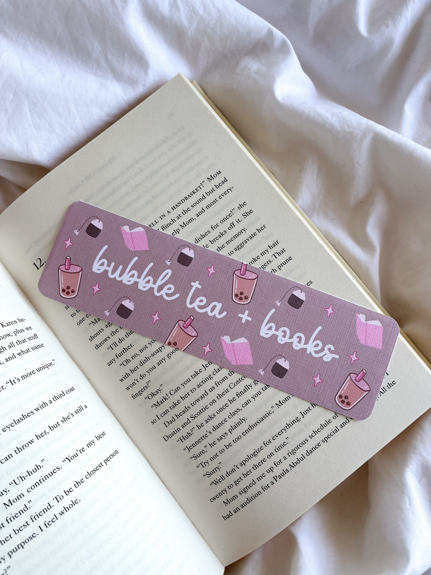 Bubble Tea Bookmark | Hot Cocoa Bookmark