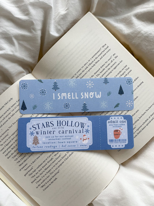 Stars Hollow Winter Carnival Bookmark