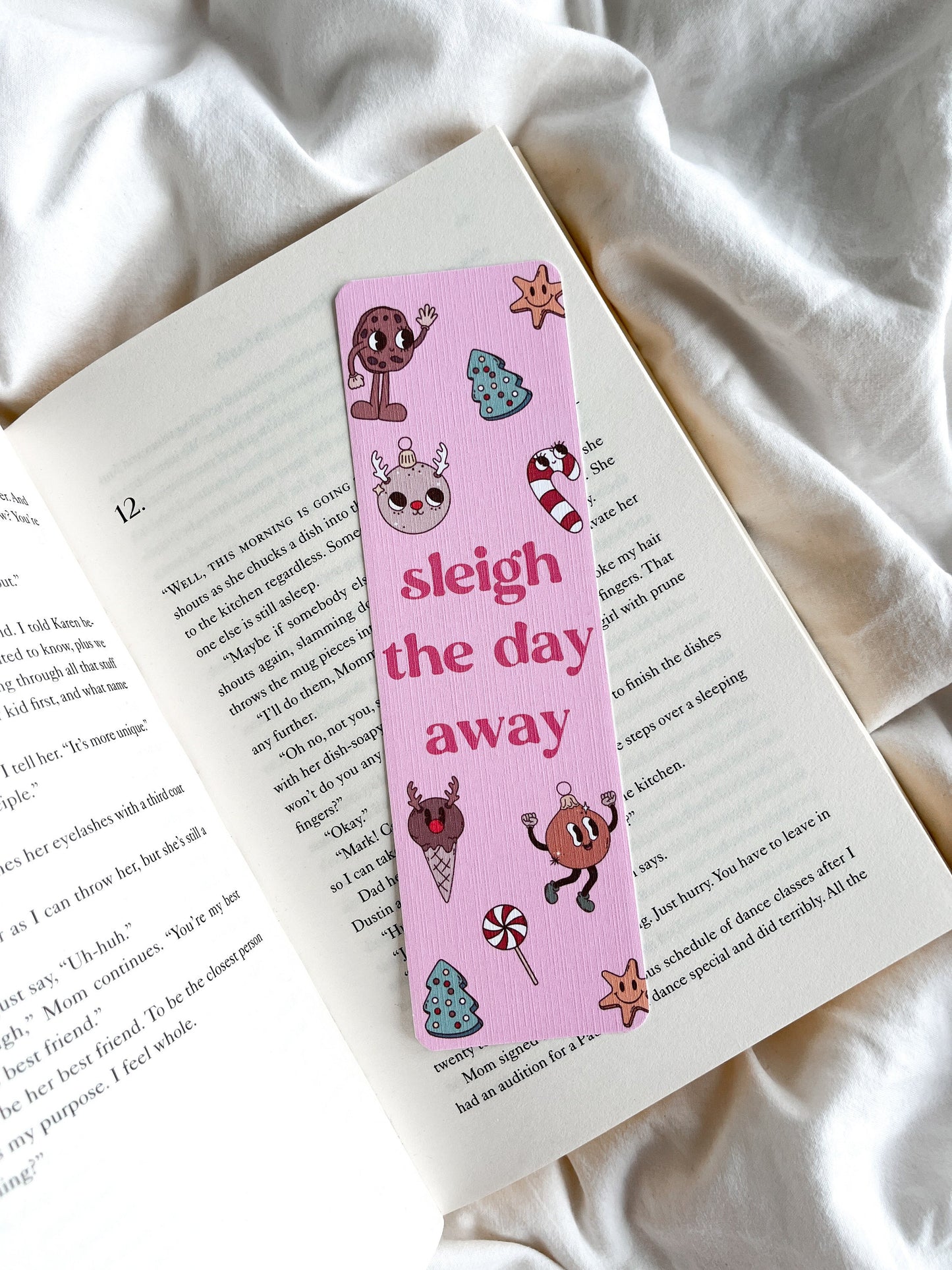 Sleigh The Day Away Bookmark | Slay Girl Bookmark