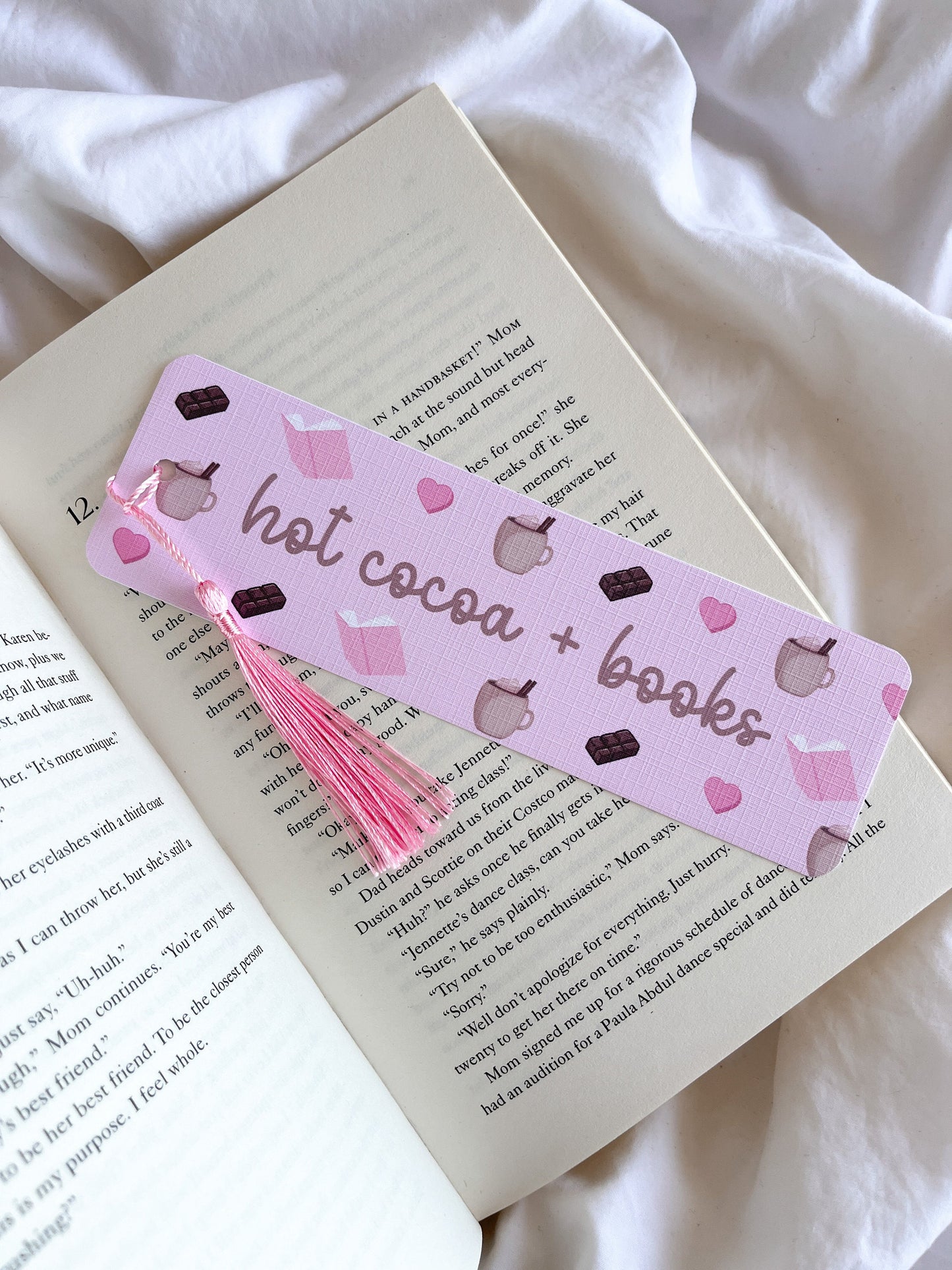 Bubble Tea Bookmark | Hot Cocoa Bookmark