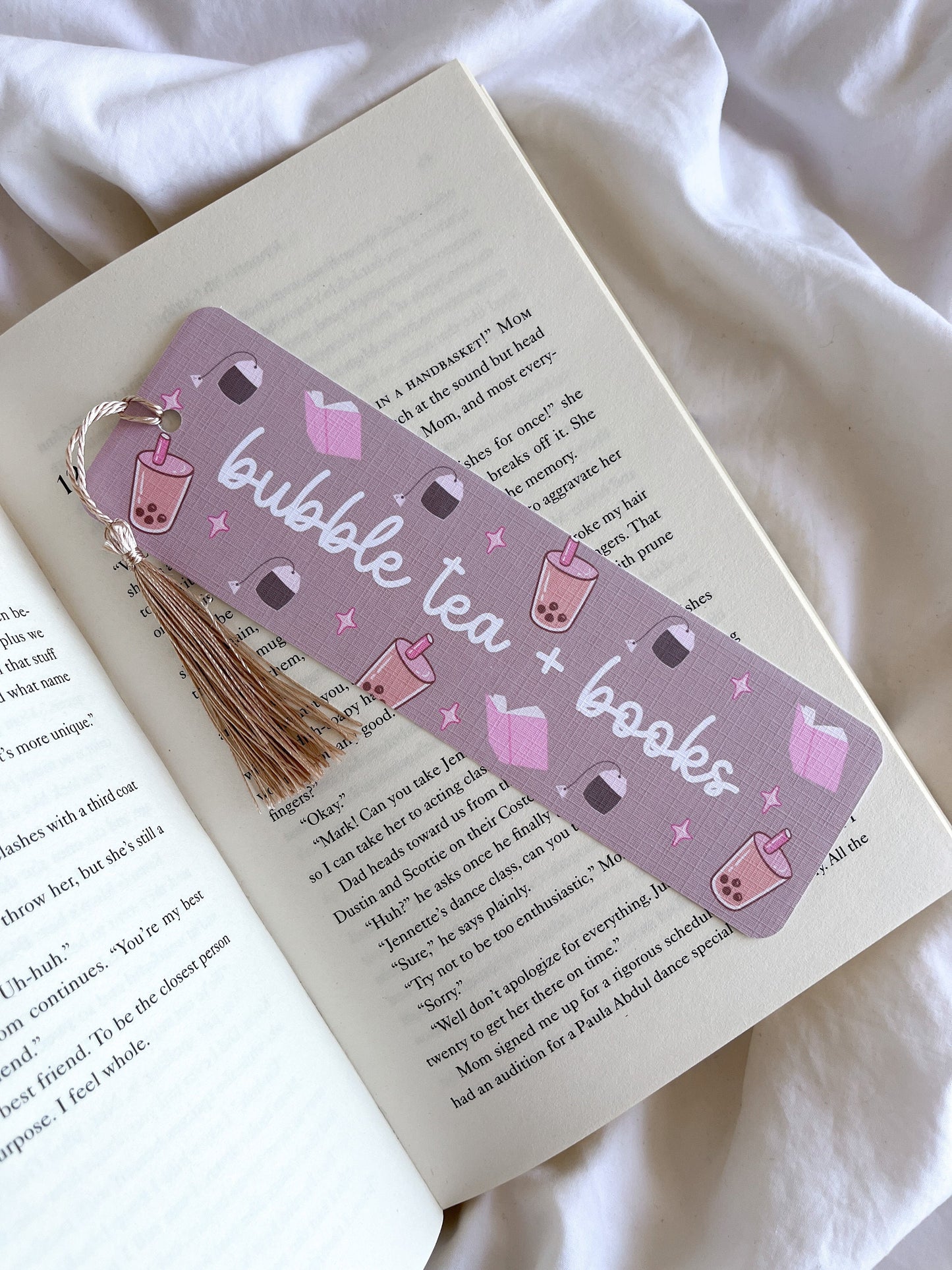 Bubble Tea Bookmark | Hot Cocoa Bookmark