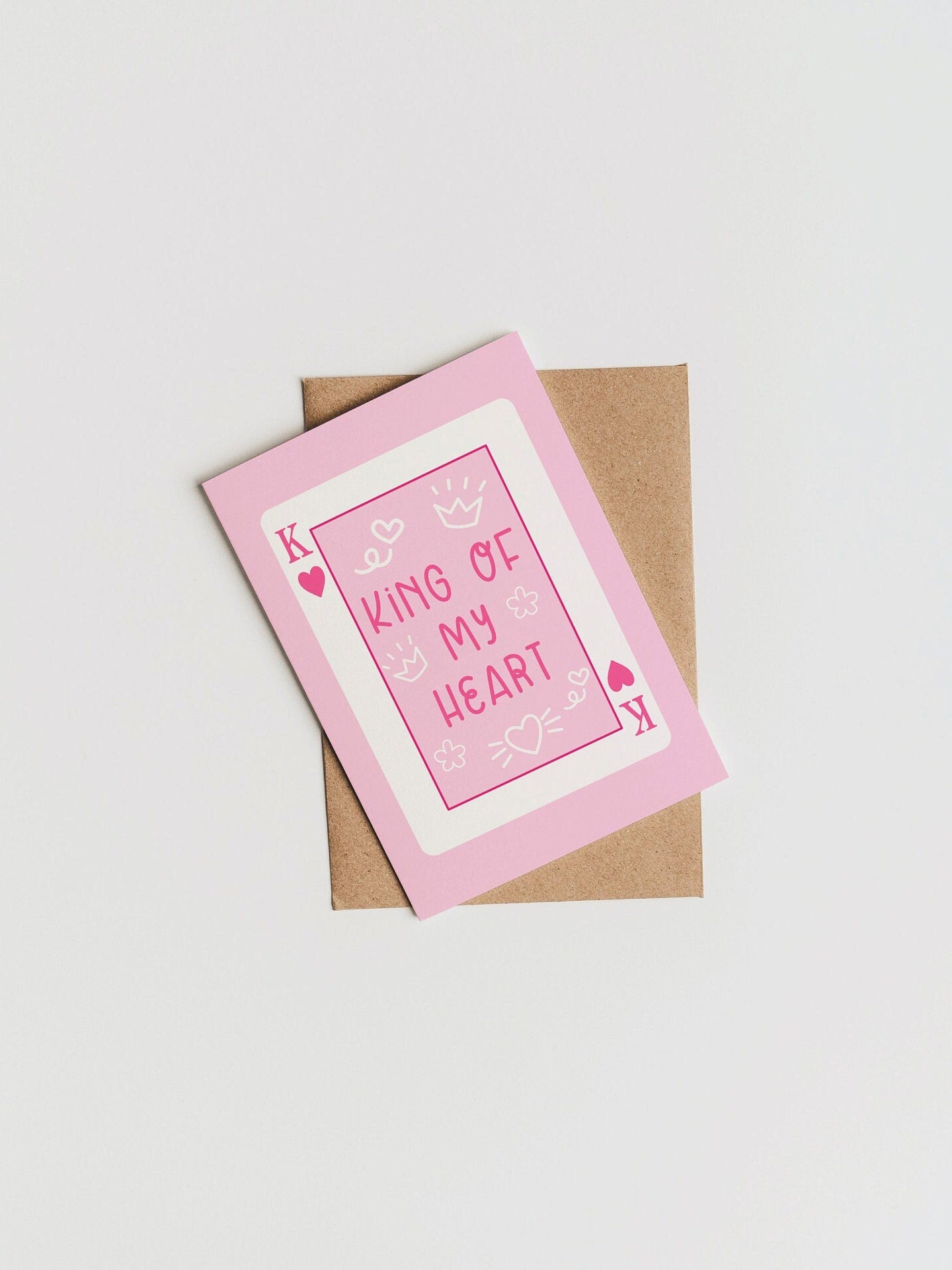 King Of My Heart Greeting Card | TS Love Card