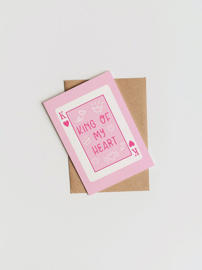 King Of My Heart Greeting Card | TS Love Card