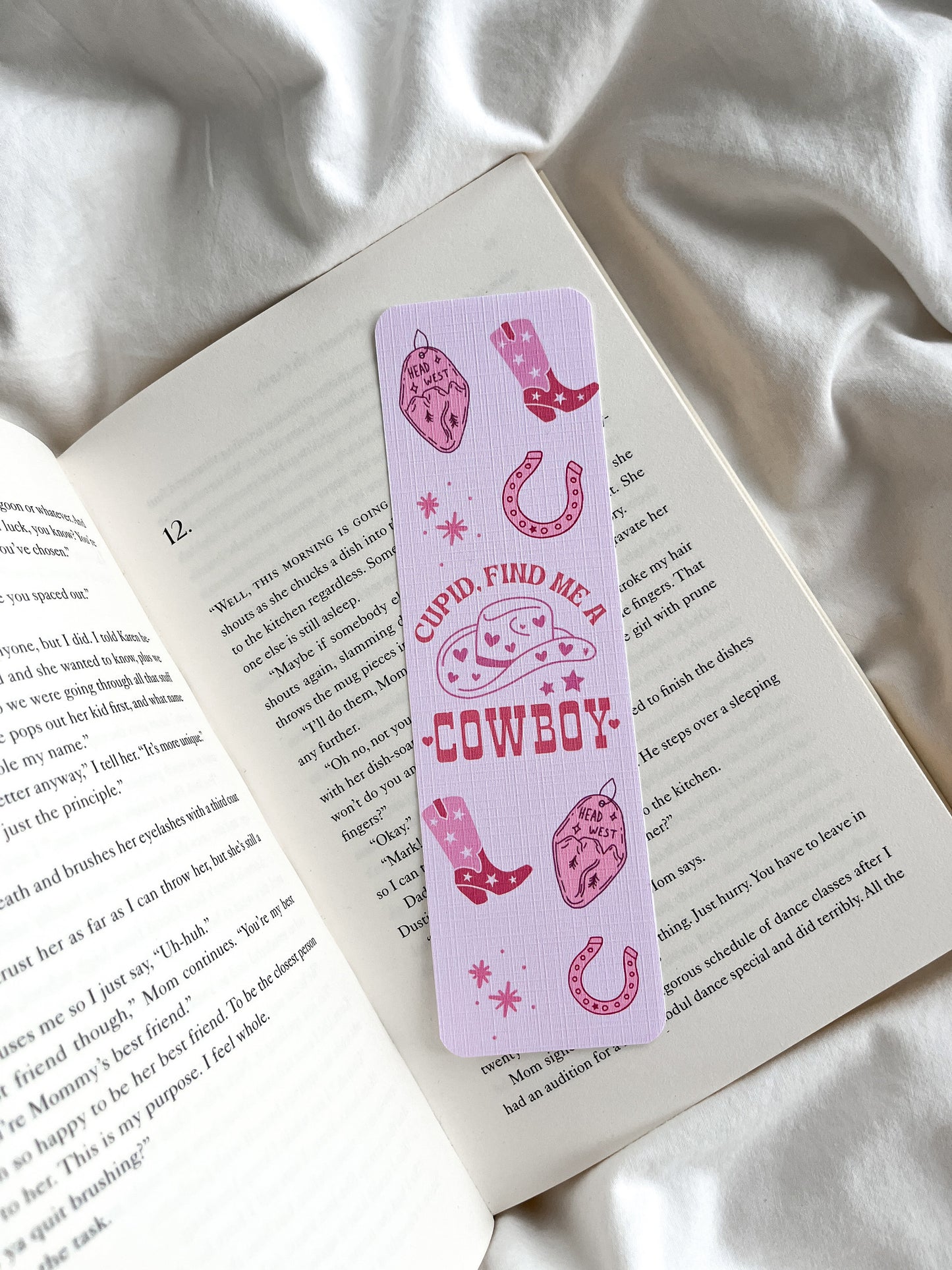 Cowgirl Western Styled Bookmark | Disco Cowgirl Bookmark