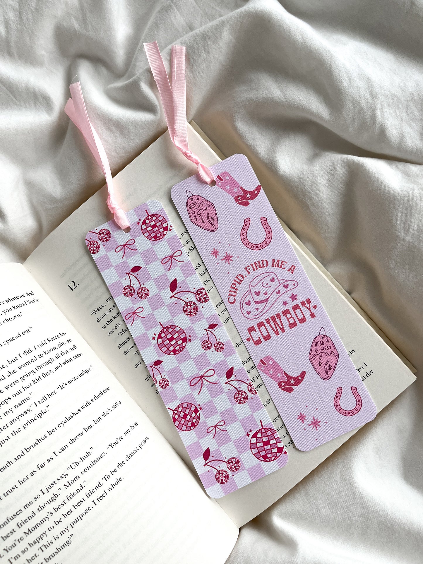 Cowgirl Western Styled Bookmark | Disco Cowgirl Bookmark