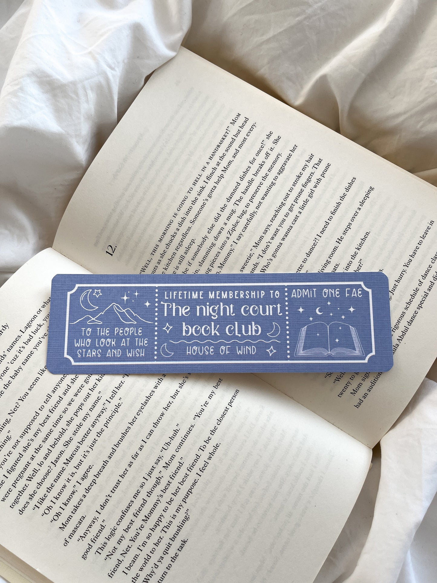 Night Court Book Club Bookmark | A Court Of Bookmark