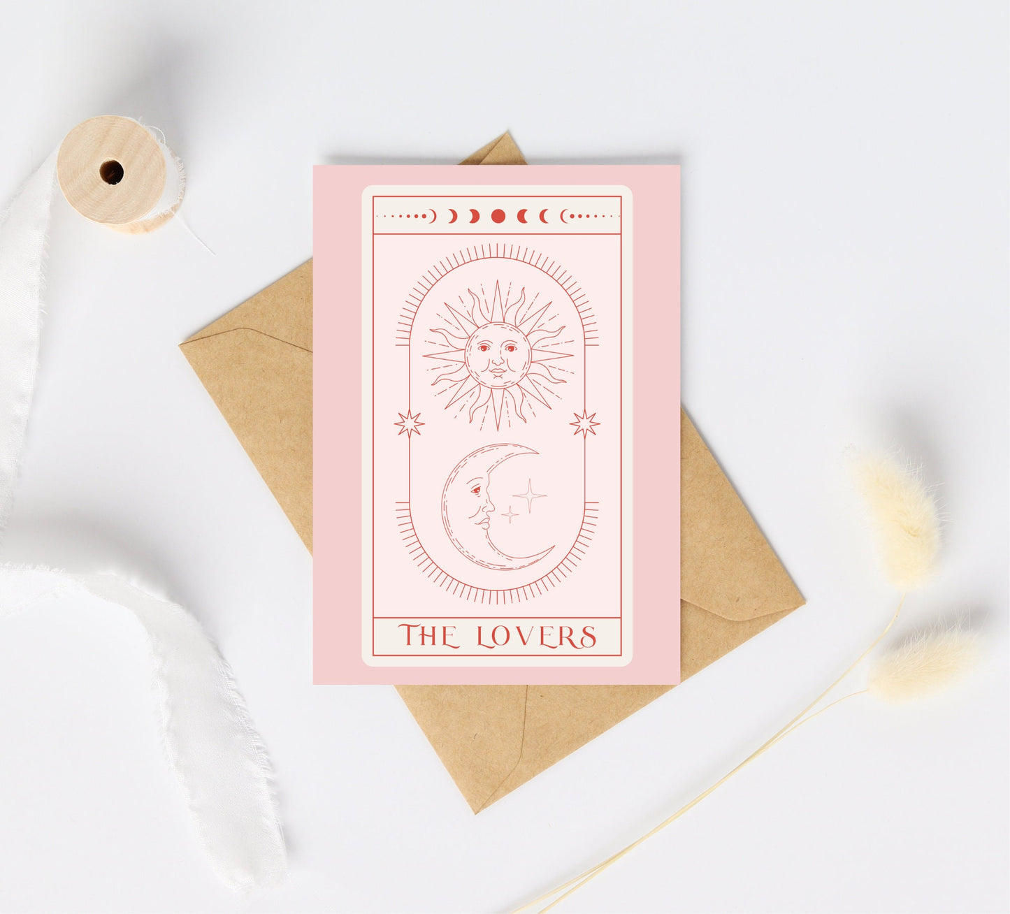 The Lovers Card | Tarot Card Design | Sun and Moon Card