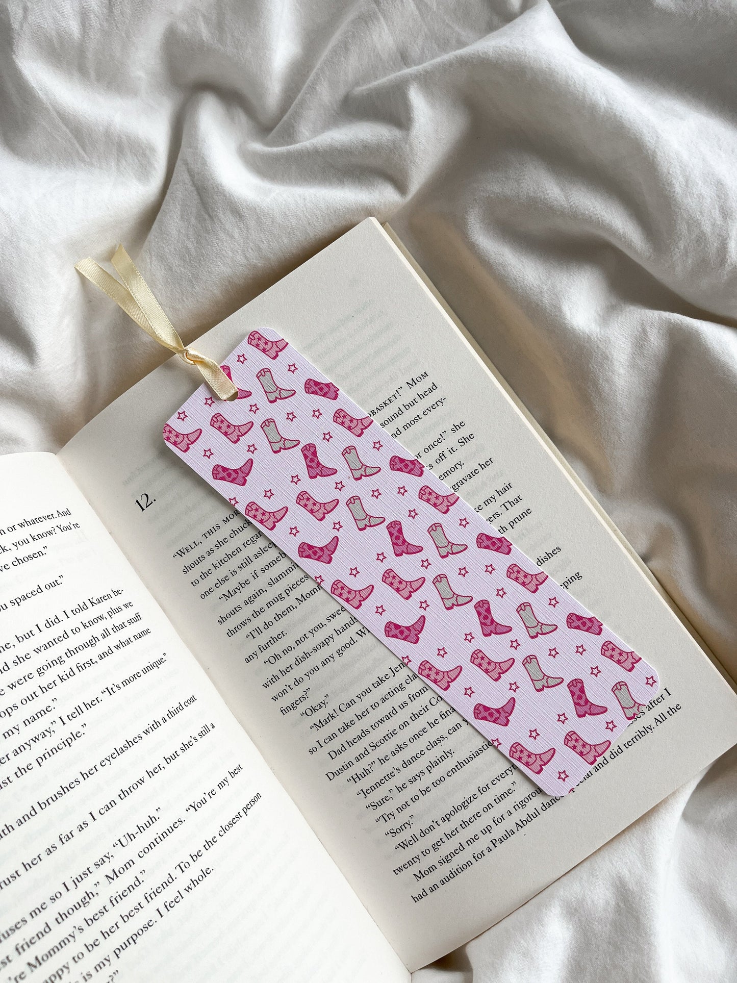 Cowboy Romance Book Club Bookmark Ticket | Bookmark Ticket Bookmark