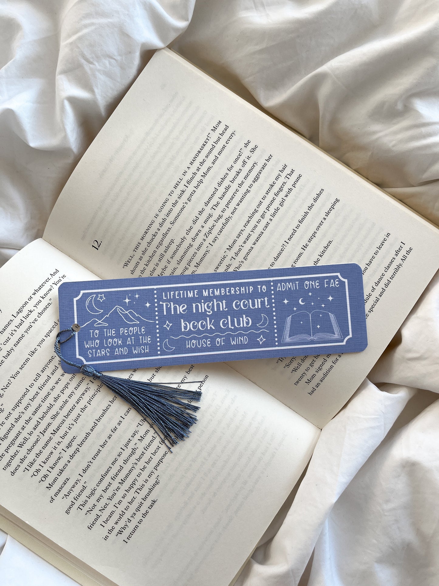 Night Court Book Club Bookmark | A Court Of Bookmark