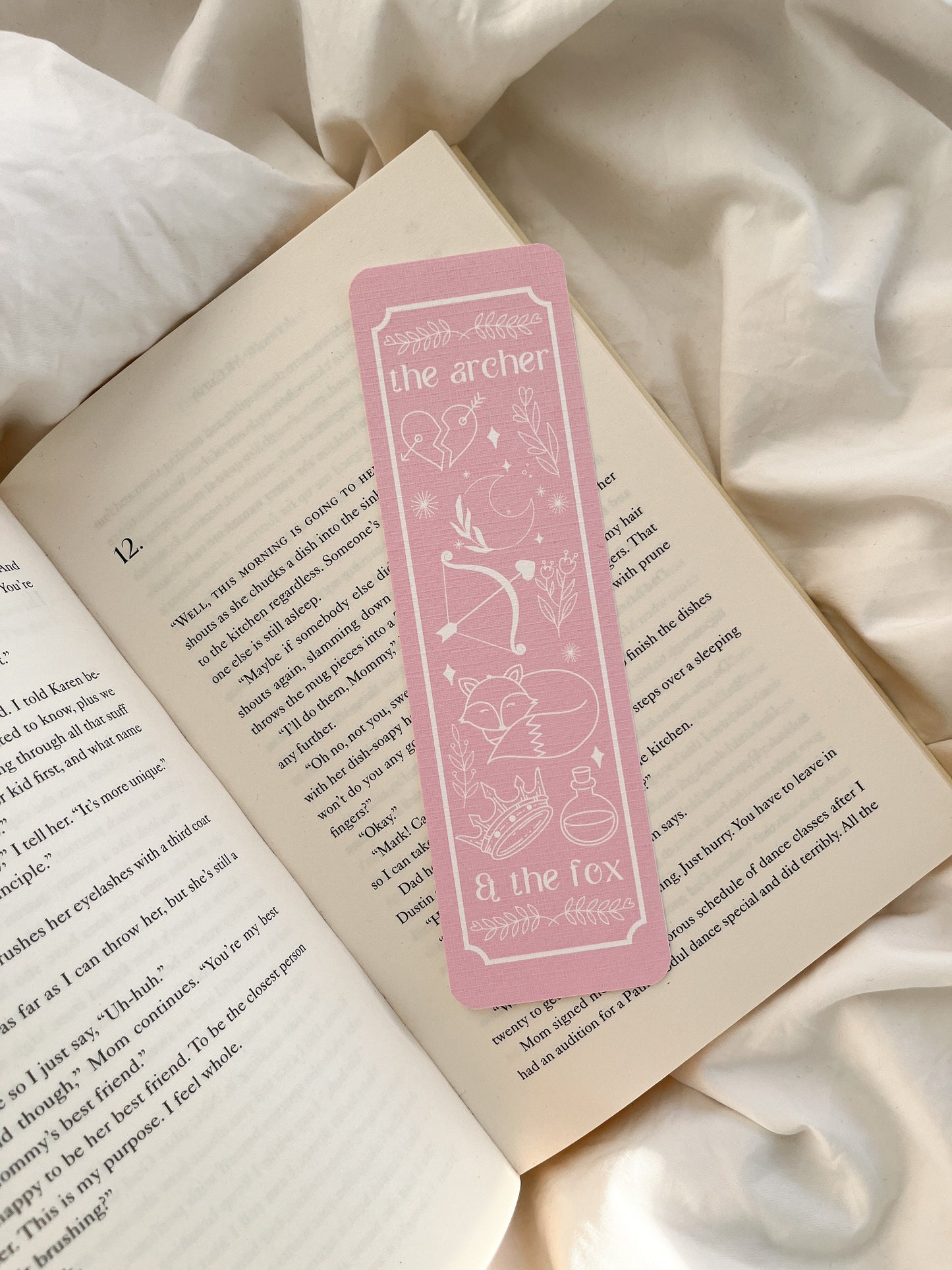 The Archer & The Fox Bookmark | Once Upon A Broken Heart Bookmark | Romantasy Bookmark | Romantasy Era | Romance Fantasy Bookmark