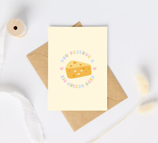 Cheesy Card | Cheese Lovers | Birthday Card | Love Card | Congratulations Card | Cheese Pun