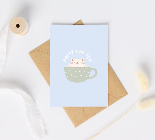 30th Birthday Card | Fur-Tea Birthday Card