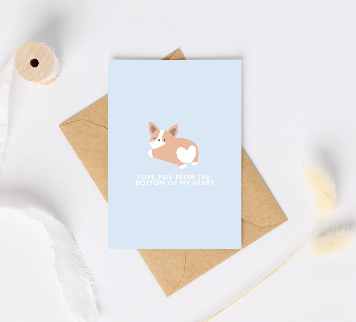 Corgi Greeting Card | Sweet Corgi Dog Card