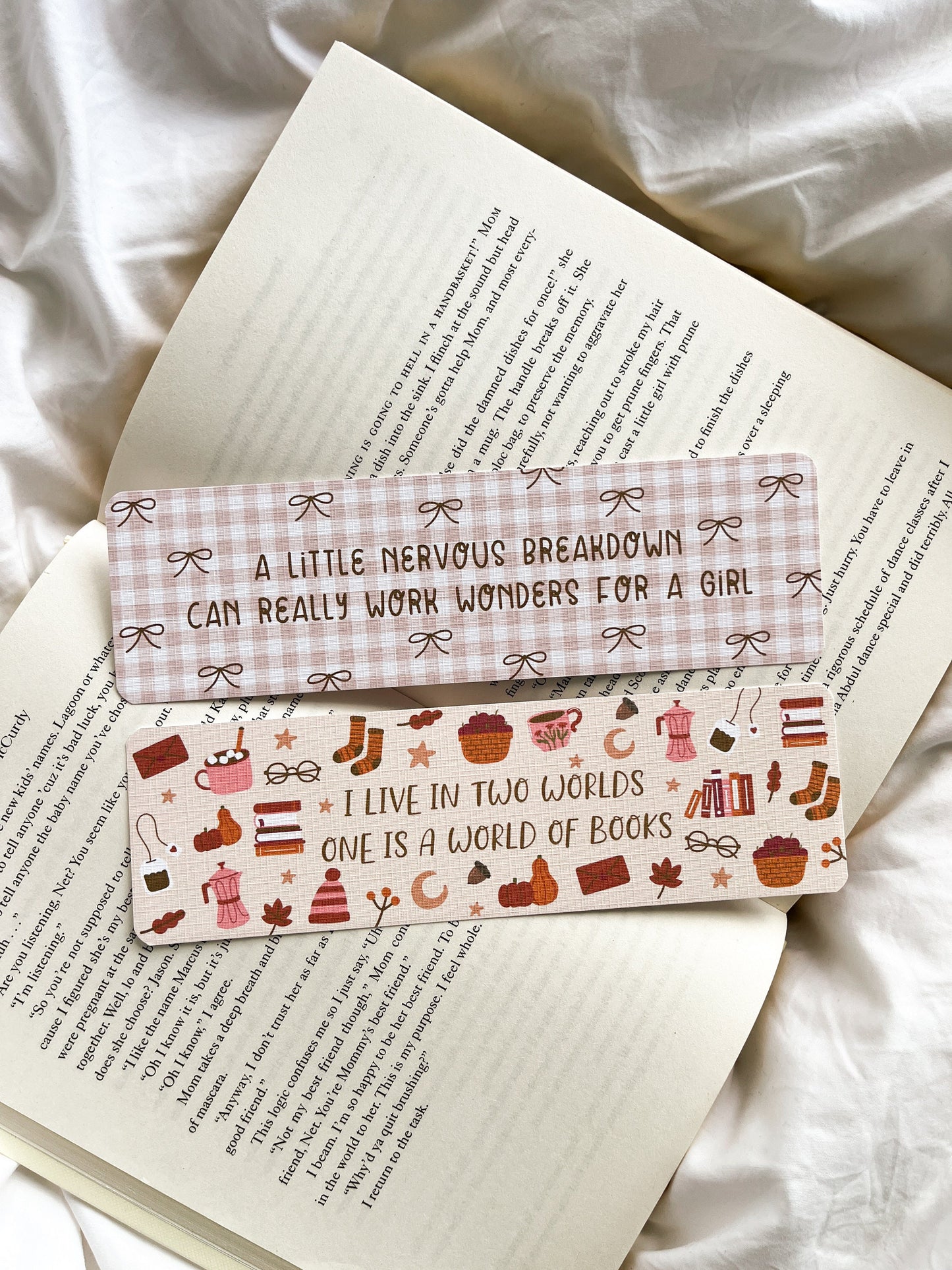 Gilmore Girls Bookmarks | Cozy Autumn Bookmarks