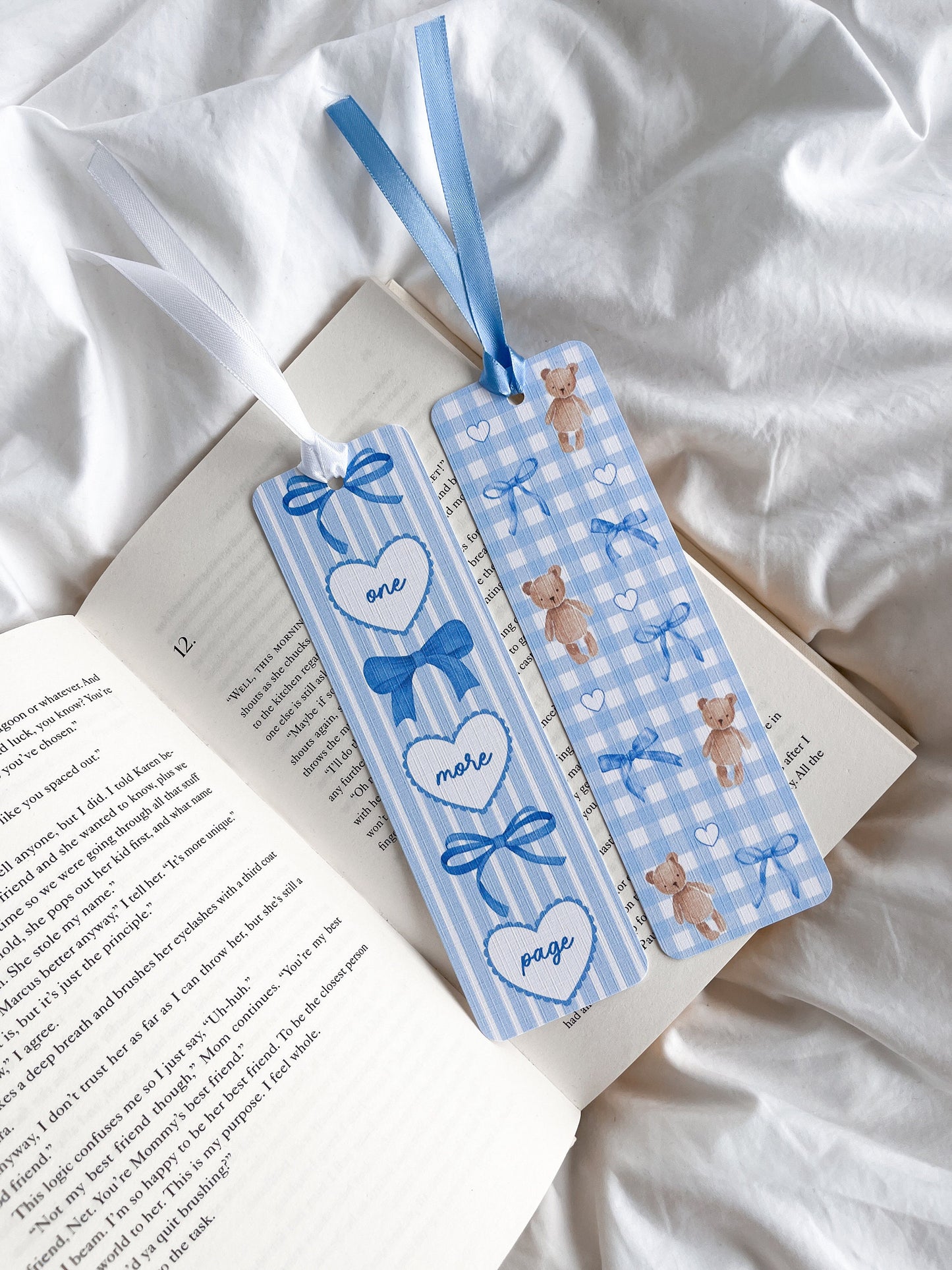 One More Page Bows Bookmark | Coquette Bow Bookmark