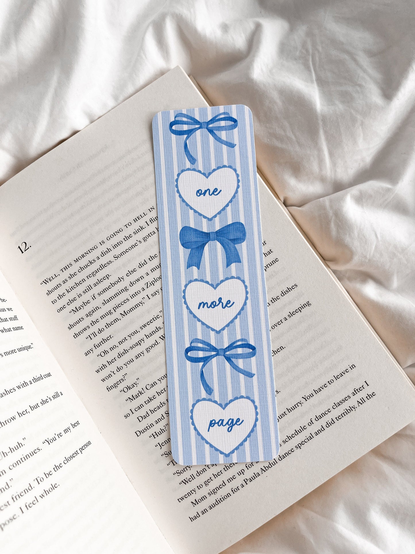 One More Page Bows Bookmark | Coquette Bow Bookmark