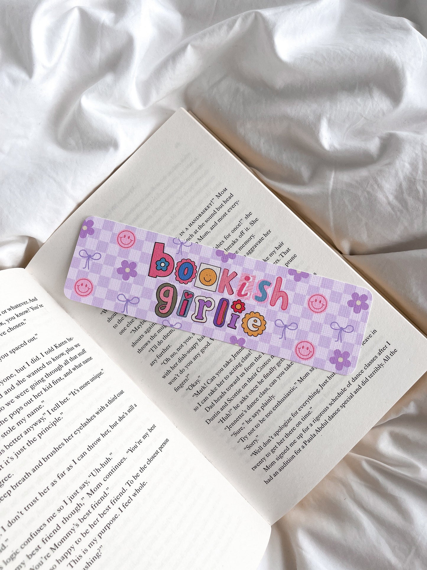 Books Are My Therapy Bookmark | Groovy Retro Bookmark