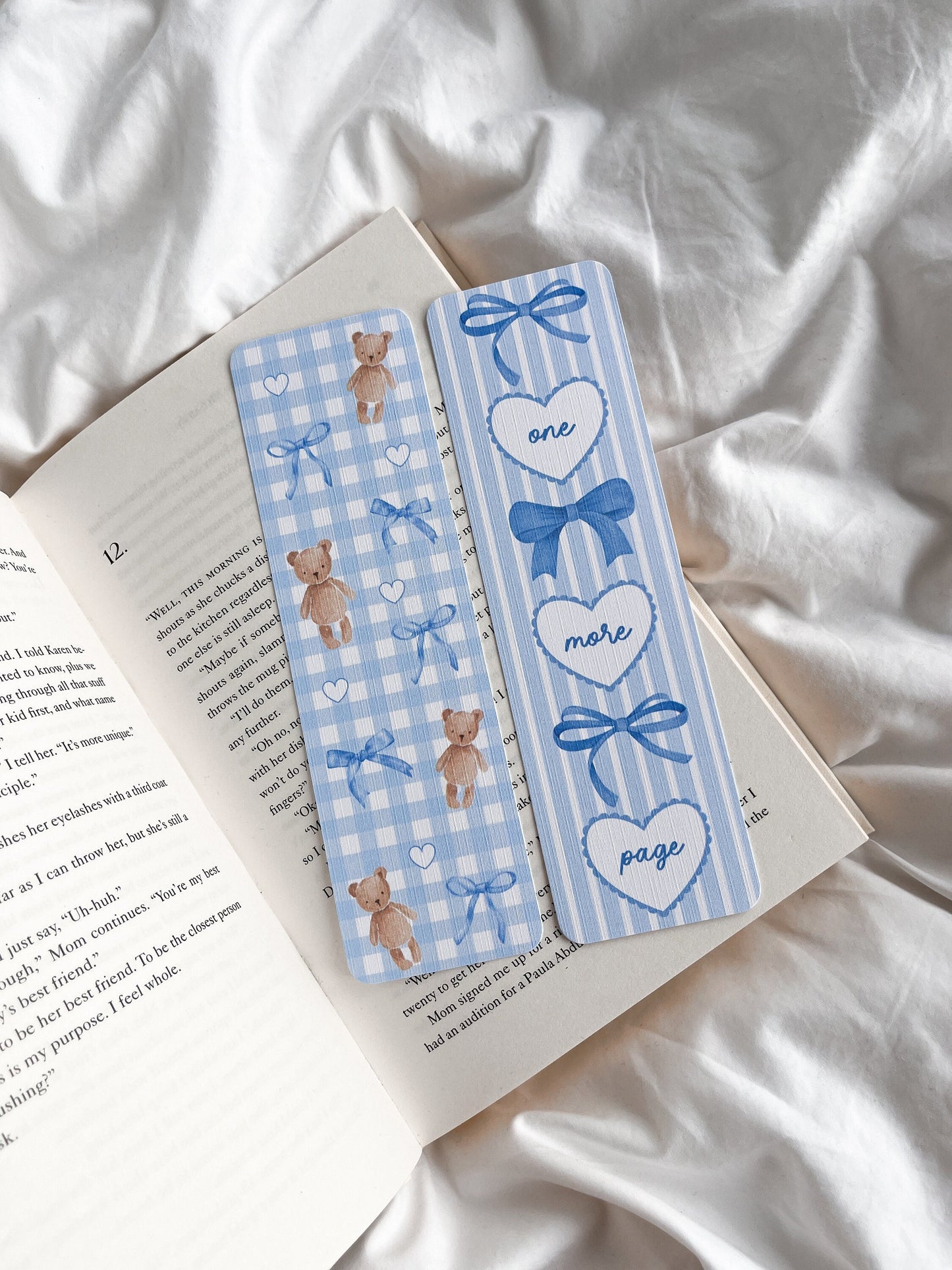 One More Page Bows Bookmark | Coquette Bow Bookmark