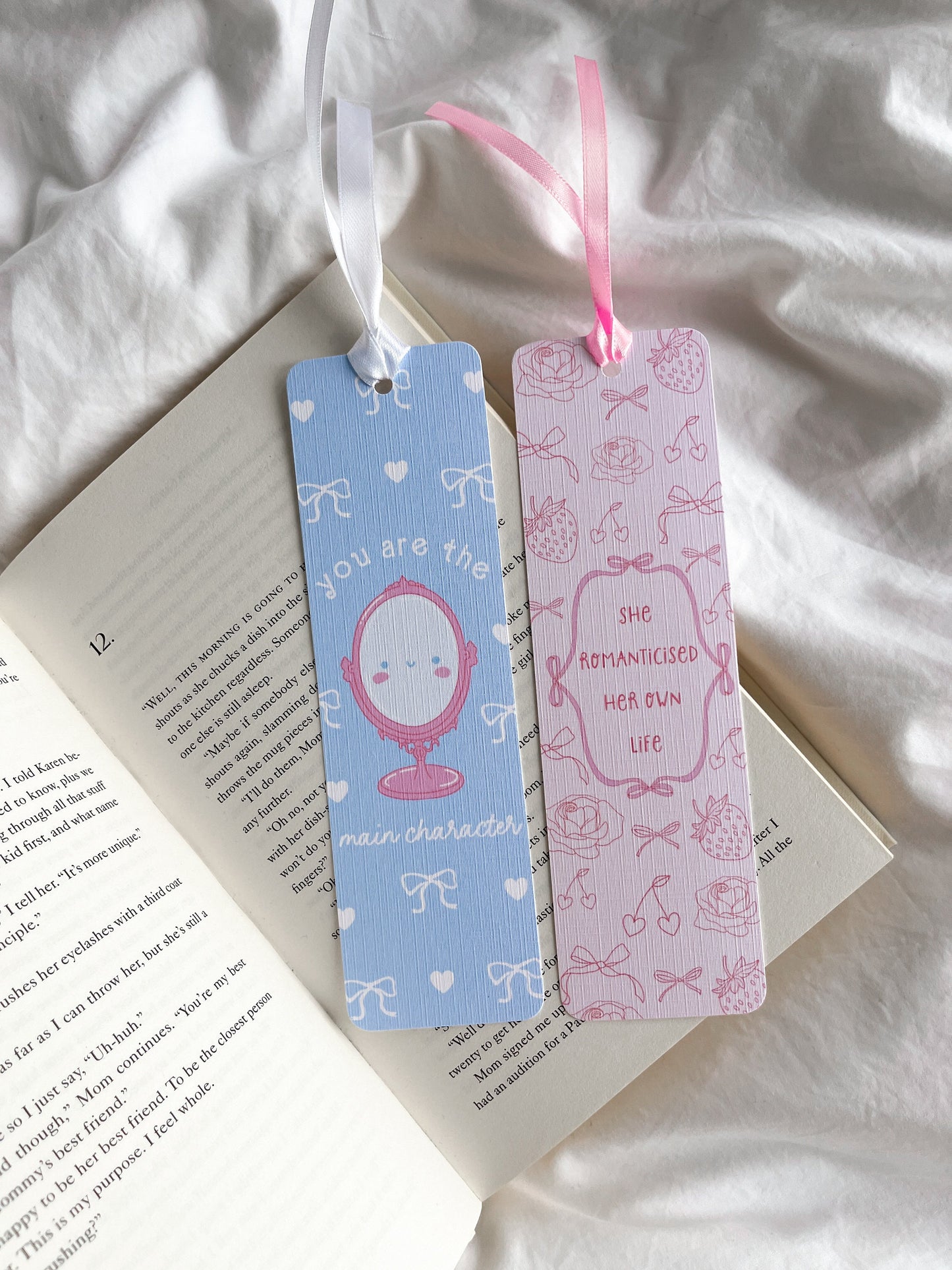 Girly Girl Era Bookmark | Soft Girl Bookmark | Main Character Bookmark | Cute Bookmark | Romantised Bookmark | Romantic Bookmark