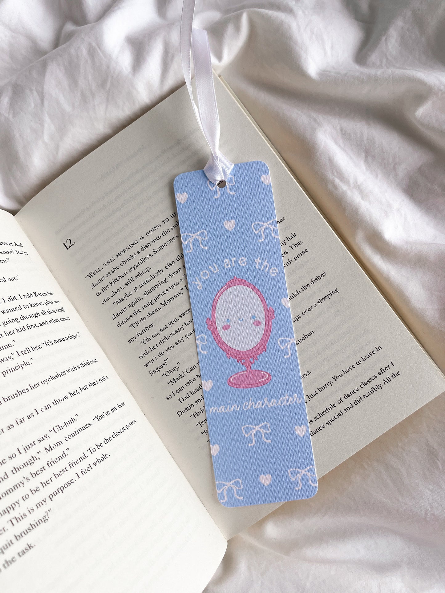 Girly Girl Era Bookmark | Soft Girl Bookmark | Main Character Bookmark | Cute Bookmark | Romantised Bookmark | Romantic Bookmark