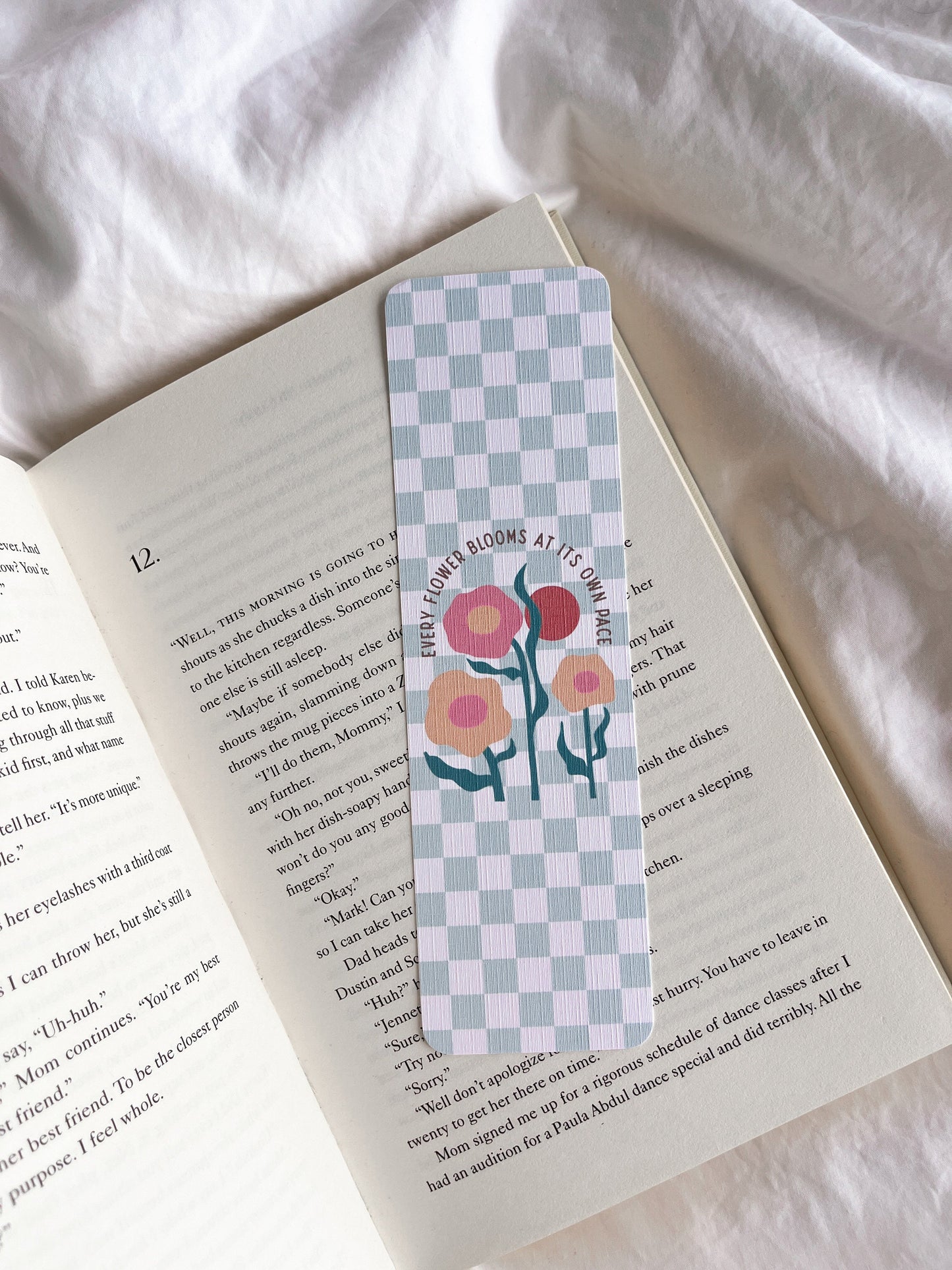 You Glow Girl Bookmark | Groovy Bookmark | Floral Bookmark | Cute Bookmark | Positivity Bookmark