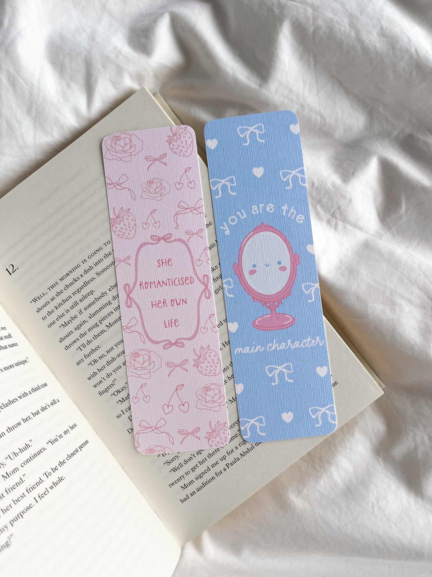 Girly Girl Era Bookmark | Soft Girl Bookmark | Main Character Bookmark | Cute Bookmark | Romantised Bookmark | Romantic Bookmark